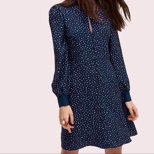 Kate Spade Lips Crepe Dress